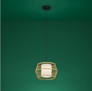 Eglo 390233 - Luster na lanku MONTERROSO 1xE27/40W/230V bambus