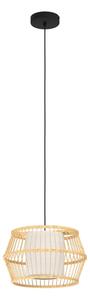 Eglo 390233 - Luster na lanku MONTERROSO 1xE27/40W/230V bambus