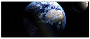 Obraz planéty Zem (120x50 cm)