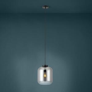 Eglo 39673 - Luster na lanku BULCIAGO 1xE27/40W/230V pr. 25 cm dymová