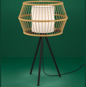 Eglo 390235 - Stolná lampa MONTERROSO 1xE27/40W/230V bambus