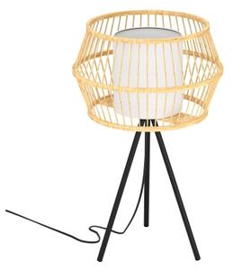 Eglo 390235 - Stolná lampa MONTERROSO 1xE27/40W/230V bambus