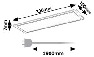 Rabalux 78021 - LED Podlinkové svietidlo so senzorom TARELO LED/6W/230V