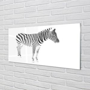 Nástenný panel  maľované zebra 100x50 cm