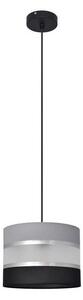 Helam Luster na lanku HELEN 1xE27/60W/230V pr. 20 cm čierna/šedá/strieborná HE1240 + záruka 3 roky zadarmo