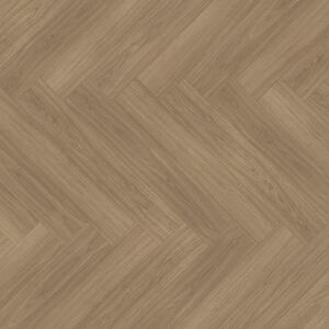 Parador Modular ONE Herringbone Dub Artemis caramel brown EIR Elegant texture V-groove 1748735 840x140x9 mm