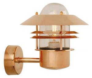 Nordlux - Vonkajšie nástenné svietidlo BLOKHUS 1xE27/60W/230V IP54 medená