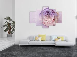 Obraz detailu kvetu ruže (150x105 cm)