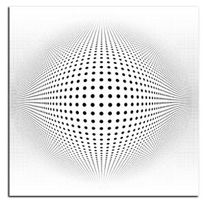 Obraz na plátne - Abstraktná geometrická sfera - štvorec 3218A (50x50 cm)