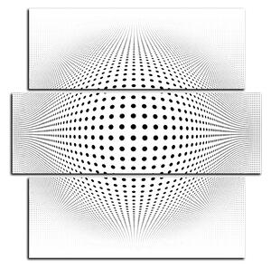 Obraz na plátne - Abstraktná geometrická sfera - štvorec 3218D (75x75 cm)