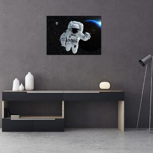 Obraz - Astronaut vo vesmíre (70x50 cm)