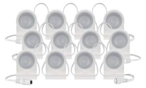 LED RGBIC+CCT dekoračná reťaz GoSmart 12xLED/7W/230V 255 cm Wi-Fi Tuya
