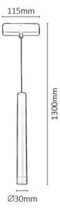 Rabalux 70110-LED Luster do 1-fáz. lišt. sys. LiTrack LED/5W/24V 3000K