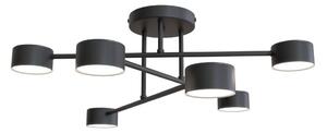 Prisadený luster HALO 6xGX53/10W/230V čierny