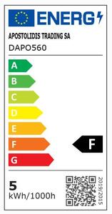 ACA Lighting LED lineárne svietidlo DAPO 5W/230V/6000K/520Lm/120°/IP20/300mm