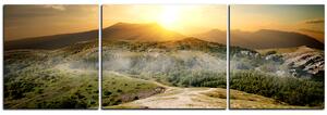 Obraz na plátne - Krásne hory - panoráma 5216C (90x30 cm)