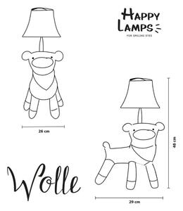 Happy Lamps - LED Detská stolná lampa WOLLE LED/5,4W/230V ovca