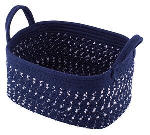 Altom Bavlnený hranatý košík Dark blue, 21 x 31 x 16 cm, S