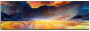 Obraz na plátne - Dream land - panoráma 5217A (105x35 cm)