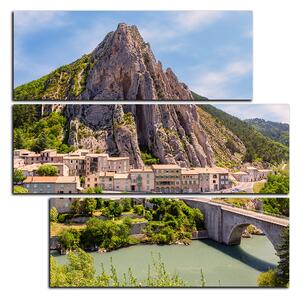 Obraz na plátne - Sisteron v Provence - štvorec 3235D (75x75 cm)