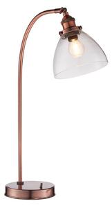Endon 77861 - Stolná lampa HANSEN 1xE27/40W/230V medená