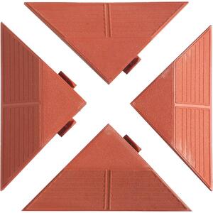 ARTPLAST Roh_4ks Combi terracotta 200x200x48 mm