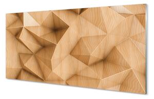 Sklenený obklad do kuchyne Solid mozaika drevo 100x50 cm