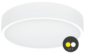 CCT Biele LED stropné svietidlo guľaté 25W