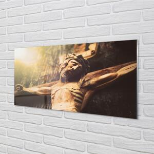 Nástenný panel  Ježiš z dreva 100x50 cm