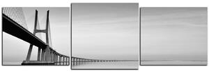 Obraz na plátne - Most Vasco da Gama - panoráma 5245QD (150x50 cm)