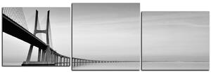 Obraz na plátne - Most Vasco da Gama - panoráma 5245QE (90x30 cm)