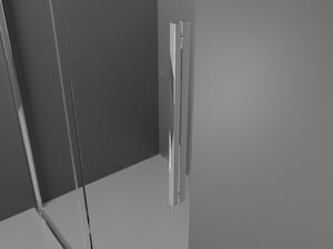 Mexen Velar posúvacie sprchové dvere 90 cm, Priehľadné, Chrómová - 871-090-000-01-01