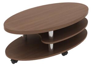 Bradop Konferenčný stôl oválny K123 Dalibor﻿ š.110 x hl.60 x v.38 cm