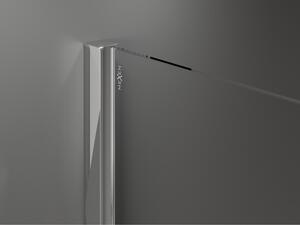 Mexen Velar Duo posúvacie sprchové dvere 140 cm, Priehľadné, Chrómová - 871-140-000-02-01