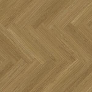 Vinyl Parador Trendtime 3 Herringbone Dub Oxford Caramel brown matt finish texture wide plank minibevel, 1748863, 770x154x2,5 mm