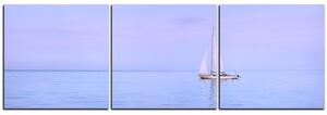 Obraz na plátne - Plachetnica na mori - panoráma 5248B (90x30 cm)