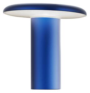 Stolná LED lampa Artemide Takku s dobíjacou batériou, modrá