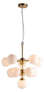 Endon 76500 - Luster na lanku OSCAR 11xG9/18W/230V mosadz