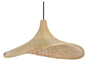 Závesné svietidlo Haxey bambusové tienidlo Ø 50 cm