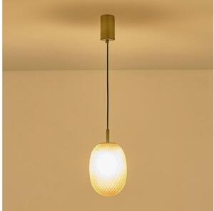 Luster na lanku 1xE14/25W/230V biela pr. 15 cm