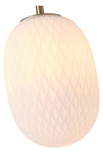 Luster na lanku 1xE14/25W/230V biela pr. 15 cm