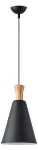Luster na lanku 1xE27/15W/230V čierna pr. 20 cm