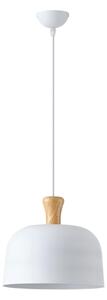 Luster na lanku 1xE27/15W/230V biela pr. 27 cm