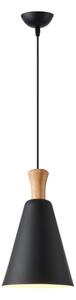 Luster na lanku 1xE27/15W/230V čierna pr. 20 cm