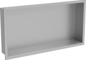 Mexen X-Wall-R nástenná polica s golierom 60 x 30 cm, inox - 1910603010