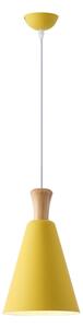 Luster na lanku 1xE27/15W/230V žltá pr. 20 cm