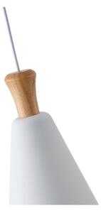 Luster na lanku 1xE27/15W/230V biela pr. 20 cm