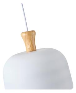 Luster na lanku 1xE27/15W/230V biela pr. 27 cm