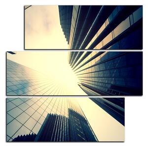 Obraz na plátne - Perspektíva mrakodrapu - štvorec 3252D (75x75 cm)