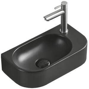 Mexen Viera umývadlo na dosku ľavé 40 x 21 cm, čierna mat - 21274085L